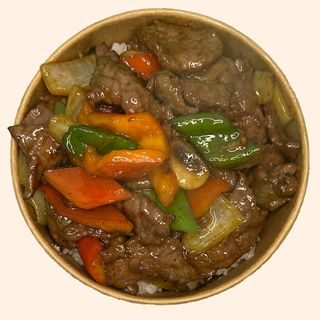 TERNERA SALTEADO CON SOJA CHINA