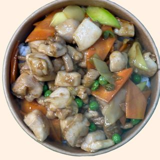 POLLO TEPANYAKI CON SALSA TERIYAKI