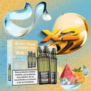 BalMY Élite Pro | Pack x2 Cápsulas Sabor Caribbean Mix