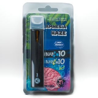 Vapers desechable 2ml "Amnesia Haze" Nano10 ”Alta Potencia”