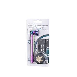Pipas Champ High rainbow + grinder