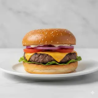 Hamburguesa la simple