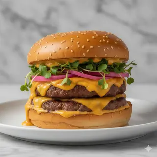 Hamburguesa la thai