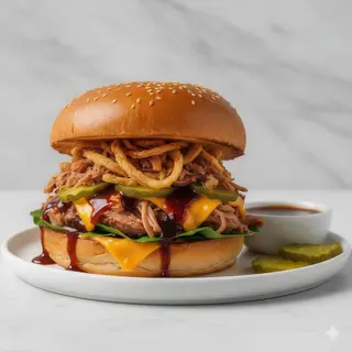 Hamburguesa la porky