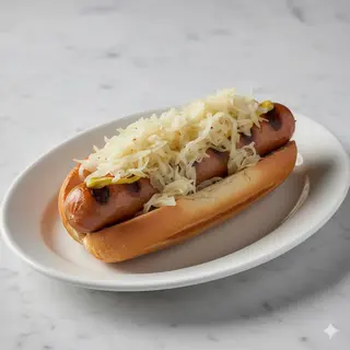 Perro caliente bratwurst