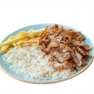 Plato De Carne Con Arroz