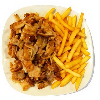 Plato De Carne Con Pan