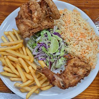 Menu Medio Pollo Broaster