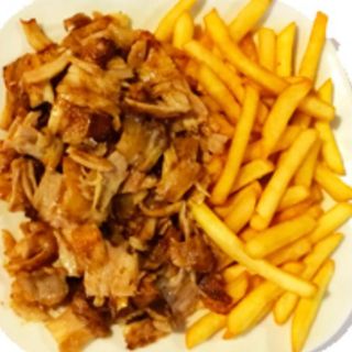 Plato de solo carne y patata