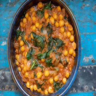 Espinacas con garbanzos