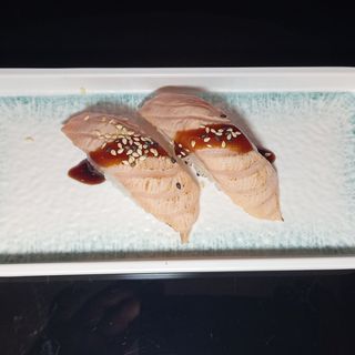 146- Nigiri De Salmón Flambeado