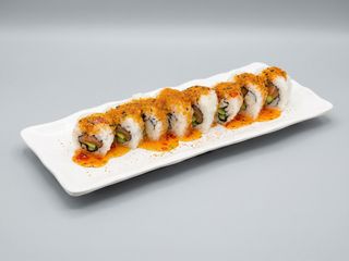 97- Uramaki Salmón Picante (8 Uds.)