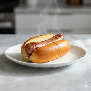 Bocadillo de perrito simple