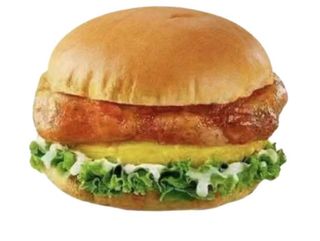 Hamburguesa de piña asada