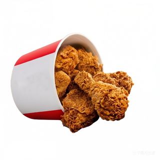 Cubo pequeño de pollo medio (5 pzs.)