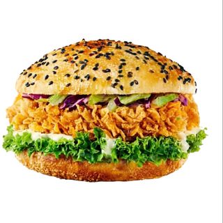 Hamburguesa de pollo picante