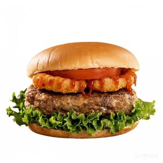 Hamburguesa jugosa de carne de ternera