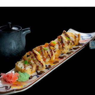 Tempura maki langostinos