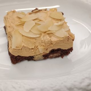 Tarta de queso y dulce de leche