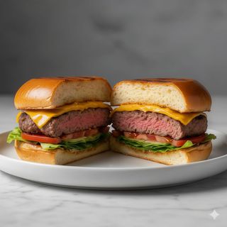 Hamburguesa a la parrilla