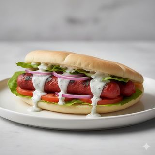 Menú sándwich de merguez