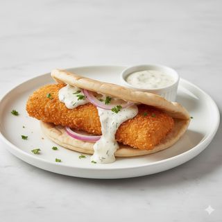 Menú sándwich de filete de pescado