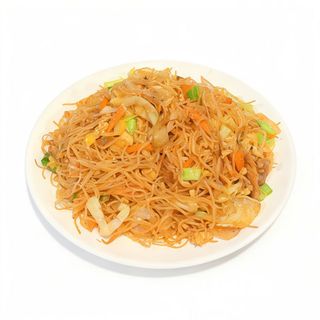 Fideos de arroz frito