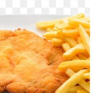 Combinado de pechuga empanada (sin gluten)