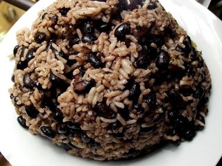 Moro de habichuela negra