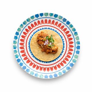 TACO DE TINGA DE POLLO