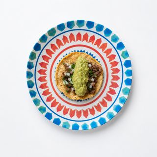 Taco de Asado con Guacamole