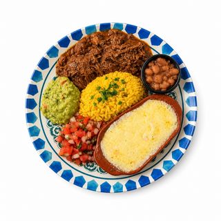 Plato con todo a la mexicana