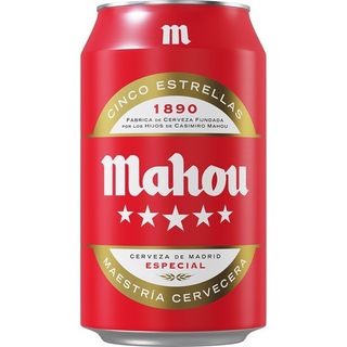 Mahou lata 330 ml.