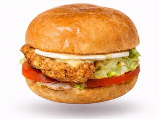 Hamburguesa de la Casa de Pollo