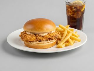 Combo Hamburguesa de Pollo Frito Picante