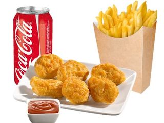 Menu nuggets de pollo