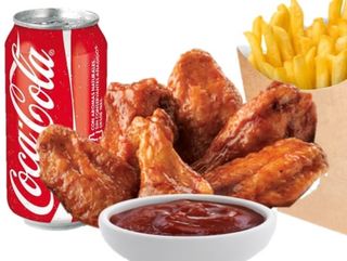 Menu Alitas de pollo