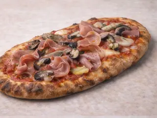 Prosciutto & funghi