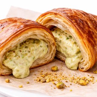 Cruasan de crema de pistacho