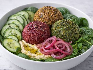 Mediterranean Falafel & espinaca