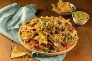 Tapa De Nachos Con Guacamole