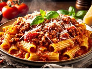 Macarrones boloñesa