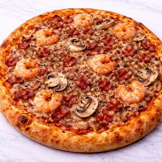 Pizza mari e monte (30 cm.)