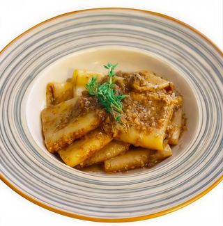 Paccheri Con Champiñones Porcini
