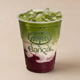 Iced Açaí Matcha Latte