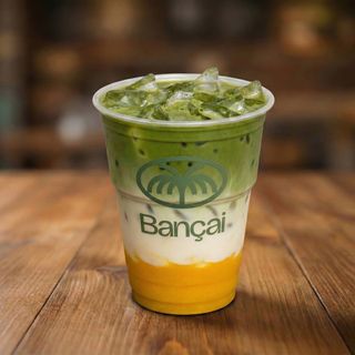 Iced Mango Matcha Latte