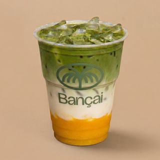 Iced Mango Matcha Latte