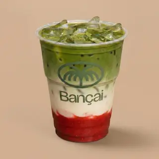 Iced Strawberry Matcha Latte
