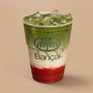 Iced Strawberry Matcha Latte
