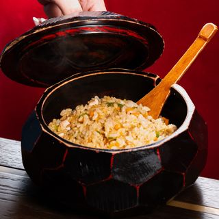 Arroz Frito Con Pollo